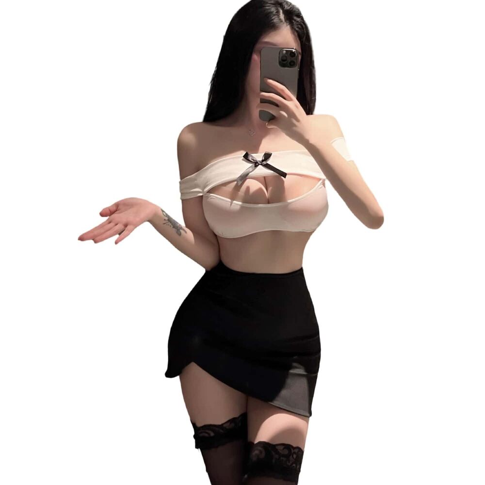 6900 Sexy Cosplay Office Secretary Costume Teacher Anime Cosplay Lingerie